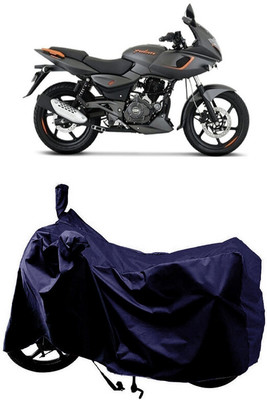 SUGASHRI Waterproof Two Wheeler Cover for Bajaj(Pulsar 180F, Blue)