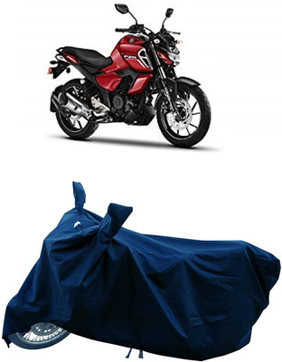 Mdstar Waterproof Two Wheeler Cover for Yamaha(FZS-FI V3 BS6, Blue)