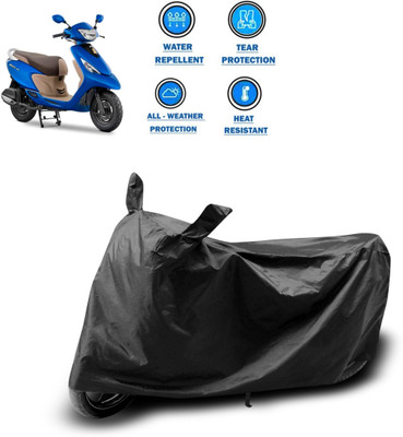 PAGORA Two Wheeler Cover for TVS(Zest, Black)