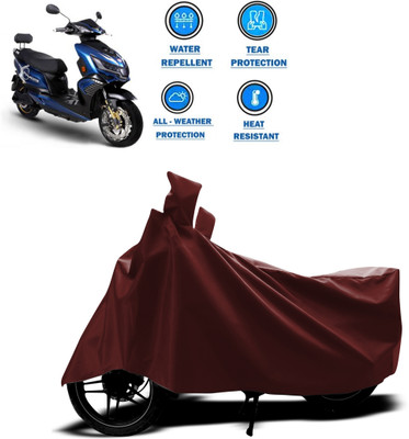 CODOKI Waterproof Two Wheeler Cover for Okinawa(Praise, Maroon)