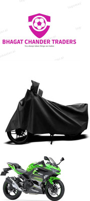bhagat chander traders Waterproof Two Wheeler Cover for Kawasaki(Ninja 250, Black)