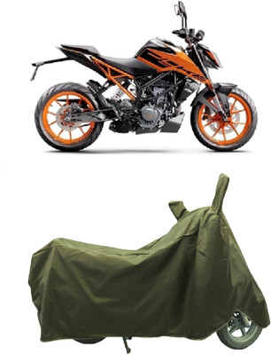 Coxtor Waterproof Two Wheeler Cover for KTM(200 Duke, Gold)