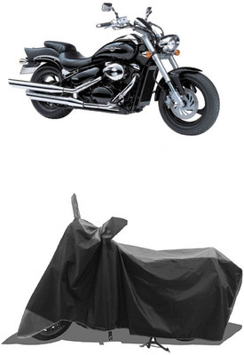 SUGASHRI Waterproof Two Wheeler Cover for Suzuki(Intruder M800, Grey, Black)
