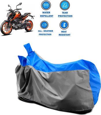 CODOKI Two Wheeler Cover for KTM(200 Duke, Grey)