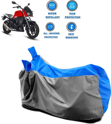 CODOKI Two Wheeler Cover for Mahindra(Mojo UT 300, Grey)