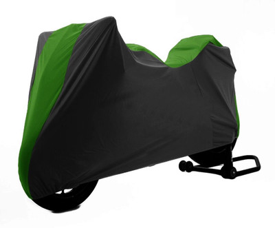 SK AUTO Two Wheeler Cover for Hero(CBZ TYPE 1, Black, Green)