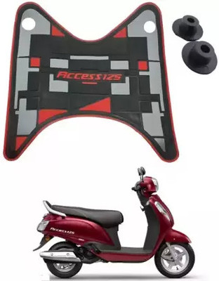 Jetnix SKJ003- HEAVY Quality Suzuki Access 125 Scotty Washable Foot Mat / Floor Mat Suzuki Access 125 Two Wheeler Mat