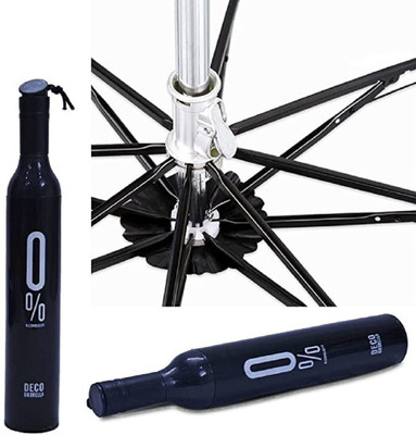 SBTs VIDHU Light Compact & Folding Umbrella With Bottle Waterproof Ultra Protective Umbrella(Multicolor)