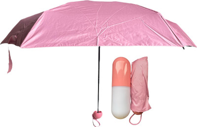 SBTs Waterproof Ultra UV Light Protective Compact and Small Umbrella Capsule Umbrella(Multicolor)