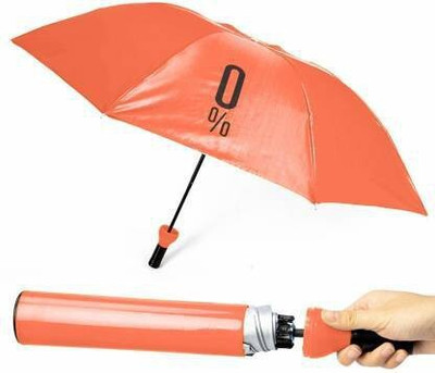 SBTs Foldable Double Layer Outdoor Sun-Rain Gear Bottle Design Mini Umbrella Orange Umbrella(Orange)
