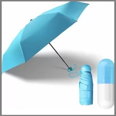 SBTs Ultra Light Mini Folding Compact Pocket Umbrella with Lovely Capsule Umbrella-03 Umbrella(Multicolor)