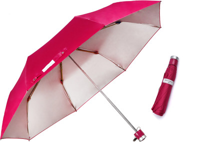K.C. PAUL & SONS Maharani 3 Fold 23-Inch Heavy Duty Long Lasting for Men & Women, Manual Umbrella(Multicolor)