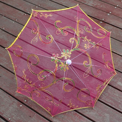 INFISPACE Ladoo Gopal Ji Fancy Chhatri Umbrella for , 12 Inchs & Pink Color pack of 4 Umbrella(Pink)