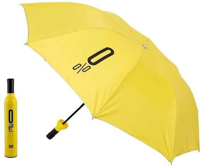 SBTs Folding Portable Umbrella with Bottle Cover for UV Protection Umbrella(Multicolor)