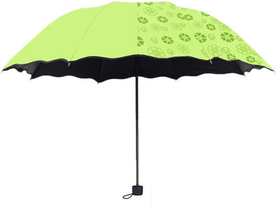 INFISPACE Umbrella For 23 Inch Large Size 3-Fold Umbrella,Green ColorFor Sun & Rain Umbrella(Green)