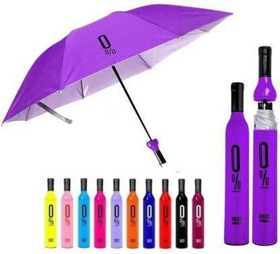 SBTs Bottle umbrella Newest Windproof Double Layer Umbrella w/ Bottle Cover Umbrella(Multicolor)