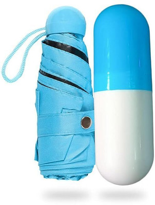 SBTs Foldable Mini Cute and Small Capsule Design Umbrella with Capsule Case Umbrella(Multicolor)