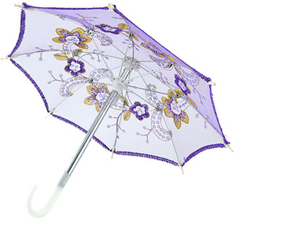 INFISPACE Ladoo Gopal Ji Fancy Chhatri Umbrella for God Krishna, 12 Inchs & Purple Color Umbrella(Purple)