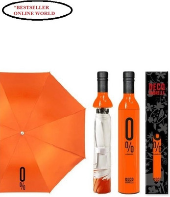 SBTs Fashion Windproof Double Layer Umbrella with Bottle Cover Umbrella(Multicolor)