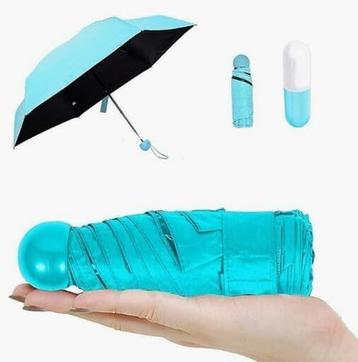SBTs Kusha Mini Travel Umbrella with Waterproof Capsule Plastic case Umbrella Umbrella(Multicolor)