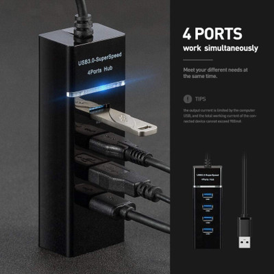 4uonly usb hub 4 Port USB 3.0 Hub with Hi-Speed Data Transfer Cable mko22 usb hub 4 Port USB 3.0 Hub with Hi-Speed Data Transfer Cable nbg22 USB Hub(Black)