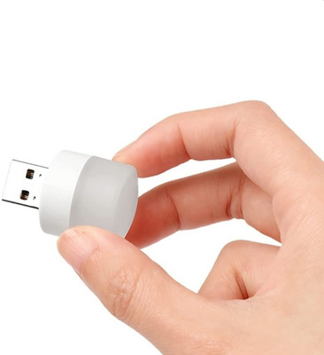 GADGET DEALS Mini Led Night light Plug in for PC Car Bulb Outdoor Indoor Camping Reading Mini USB Bulb Led Light(White)