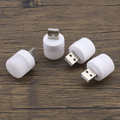 Red Champion 16 Pcs USB Night Light Mini LED Plug-in Bulb Lamp 1W 5V 1A Portable Atmosphere Lights for Living Room Bathroom Bedroom (8 Warm Lights & 8 White Lights) Led Light(White)
