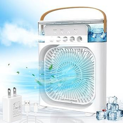 4uonly big 24x7 eMall Big Portable Mist Fan, Cooling Fan hjk11 big 24x7 eMall Big Portable Mist Fan, Cooling Fan hjk11 USB Air Cooler(Multicolor)