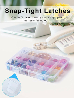 Webdealz Plastic Utility Container  - 1000 ml(Clear)
