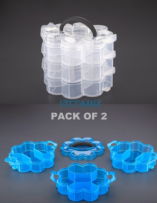 Vittamix Plastic Utility Container  - 1100 g(Blue, White)