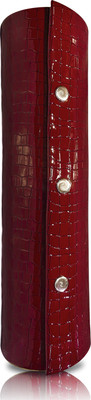 amenity FANCY CROCODILE FOAM RED/MAROON BANGLE BOX(12INCH.BIG SIZE)WITH ADJUSTABLE PLATE Bangle Box, Vanity Box, Jewellery Box, BRIDAL BOX Vanity Box(Maroon/RED, Cream)