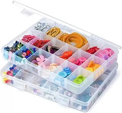 VERPHX Plastic Grocery Container  - 1.7 ml(White)