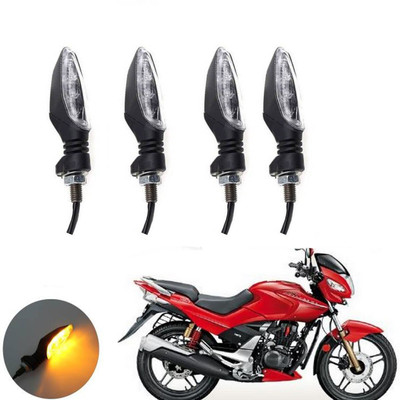 REPLEY Front, Rear LED Indicator Light for Hero CBZ Xtreme(Yellow)