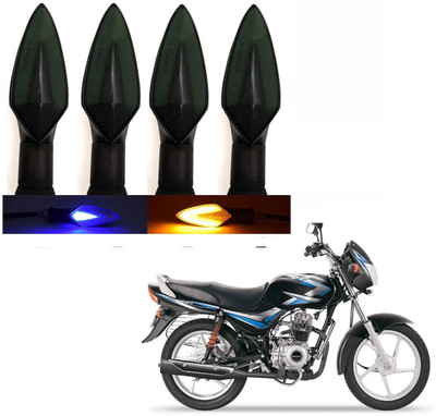 BRPEARl Side LED Indicator Light for Bajaj CT 100(Blue, Amber)