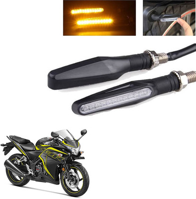 Vagary Front, Rear LED Indicator Light for Honda CBR 250R(Yellow)
