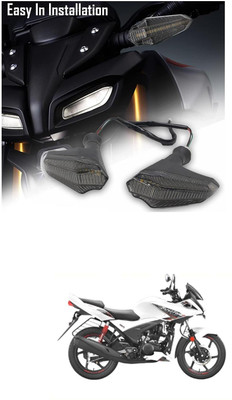LOVMOTO Front, Rear LED Indicator Light for Hero Ignitor(Multicolor)