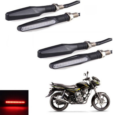 REPLEY Front, Rear LED Indicator Light for Bajaj Discover 100 DTS-i(Red)