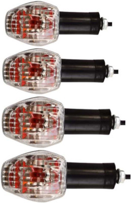 yemex Front, Rear, Side Incandescent Indicator Light for Hero Glamour, CD deluxe, HF Deluxe(Yellow)