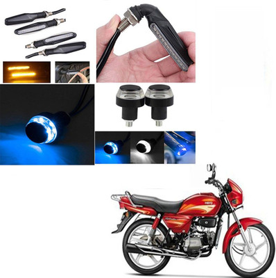 BR TrendZ Side LED Indicator Light for Hero Splendor Plus(Yellow, Blue)
