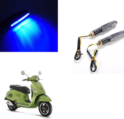Vagary Front, Rear LED Indicator Light for Piaggio Vespa(Blue)