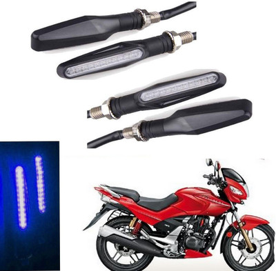 REPLEY Front, Rear LED Indicator Light for Hero CBZ Xtreme(Blue)
