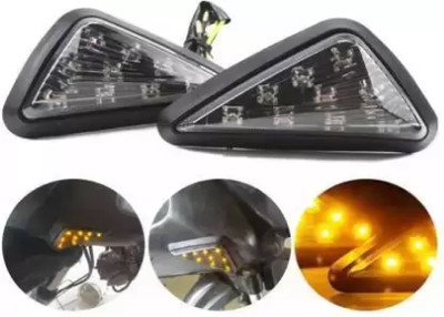 DheVan Side LED Indicator Light for Yamaha YZF R1, YZF R15, YZF R15 S(Yellow)