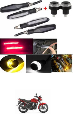 E-Shoppe Front, Rear, Side LED Indicator Light for Suzuki Universal For Bike(Yellow, Blue)