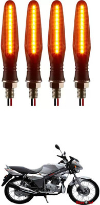 E-Shoppe Front, Rear, Side LED Indicator Light for LML Universal For Bike(Yellow)