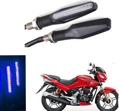 REPLEY Front, Rear LED Indicator Light for Hero CBZ Xtreme(Blue)