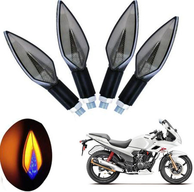 REPLEY Front, Rear LED Indicator Light for Hero Karizma(Yellow, Blue)