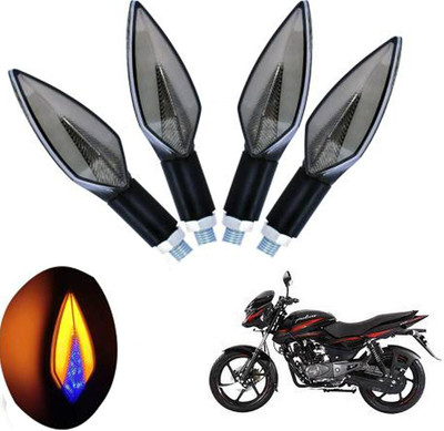 REPLEY Front, Rear LED Indicator Light for Bajaj Pulsar 150(Yellow, Blue)