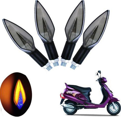 REPLEY Front, Rear LED Indicator Light for Mahindra Duro DZ(Yellow, Blue)