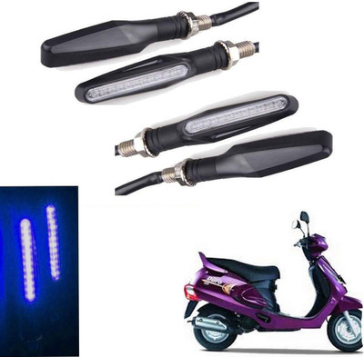 REPLEY Front, Rear LED Indicator Light for Mahindra Duro DZ(Blue)