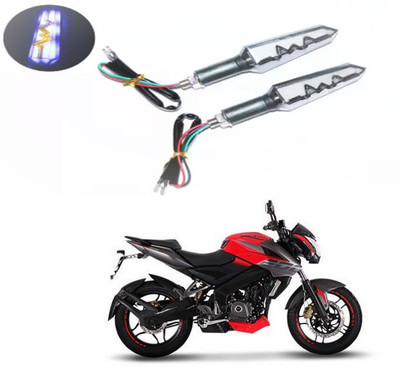 REPLEY Front, Rear LED Indicator Light for Bajaj Pulsar 220 DTS-i(Blue, Orange)